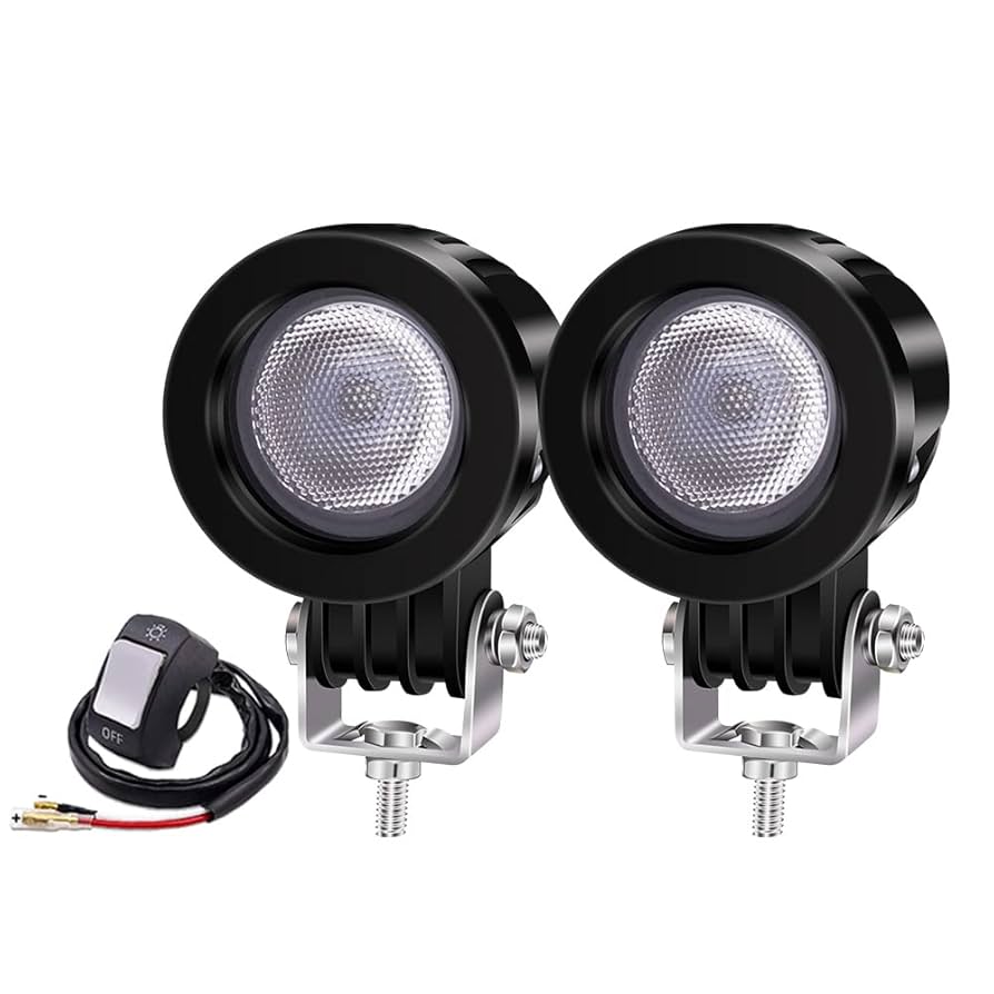 Amazon | X-STYLE 10W LEDワークライト 作業灯 白 バイク